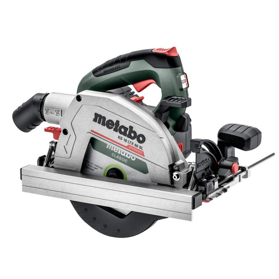 Power Tools Metabo Tools | Metabo Ks 18 Ltx 66 Bl 18V 6-1/2" Brushless Cordless Deep Cut Circular Saw (Bare Tool) 611866840