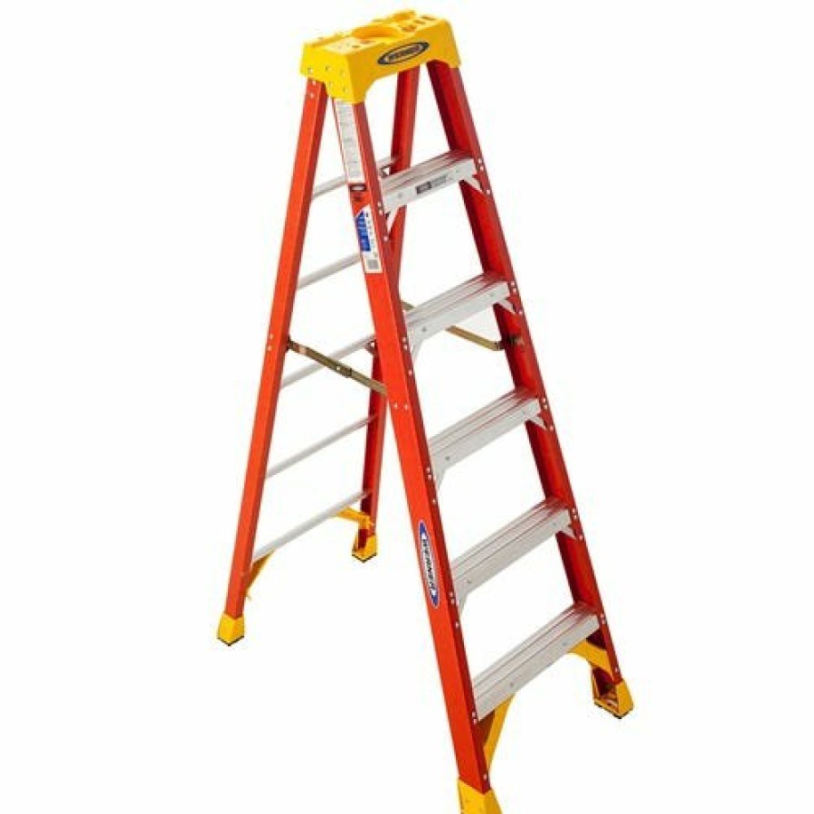 Hardware & Jobsite Supplies Werner | Werner 6' Type Ia Fiberglass Step Ladder 6206