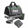 Power Tools FLEX | Flex 24V 5" Variable Speed Angle Grinder Paddle Switch Kit (5.0Ah) Fx3171A-1C