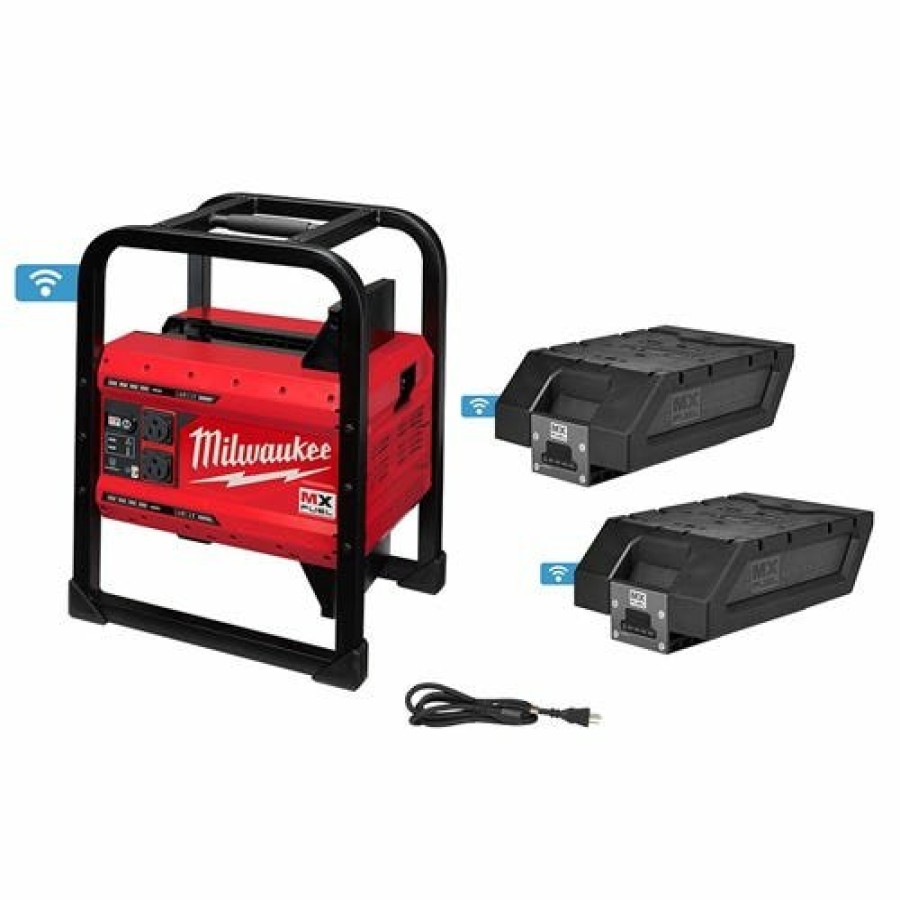 Power Tools Milwaukee Tools | Milwaukee Mx Carry-On Power Supply 3600W / 1800W Mxf002-2Xc