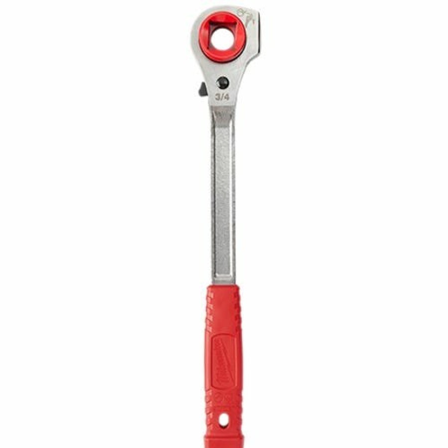 Hand Tools Milwaukee Tools | Milwaukee Lineman'S High Leverage Ratcheting Wrench 48-22-9213