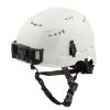 Safety & Work Wear Milwaukee Tools | Milwaukee White Vented Type 2 Class C Safety Helmet W/ Bolt 48-73-1300