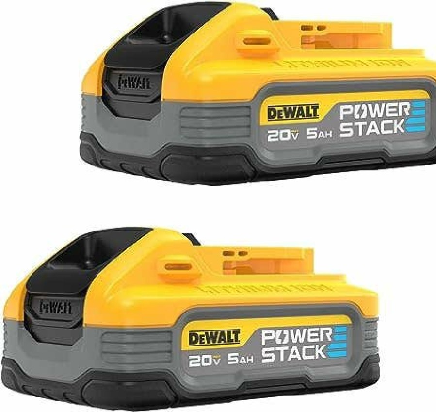 Power Tools DeWalt | Dewalt Powerstack 20V Max 5Ah Battery Double Pack Dcbp520-2