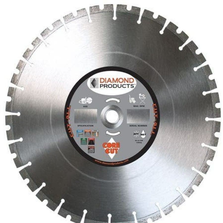 Accessories Diamond Products | Diamond Products 14" X .125" Cut-All Wet/Dry High Speed Blade H8Ca Concrete 84968