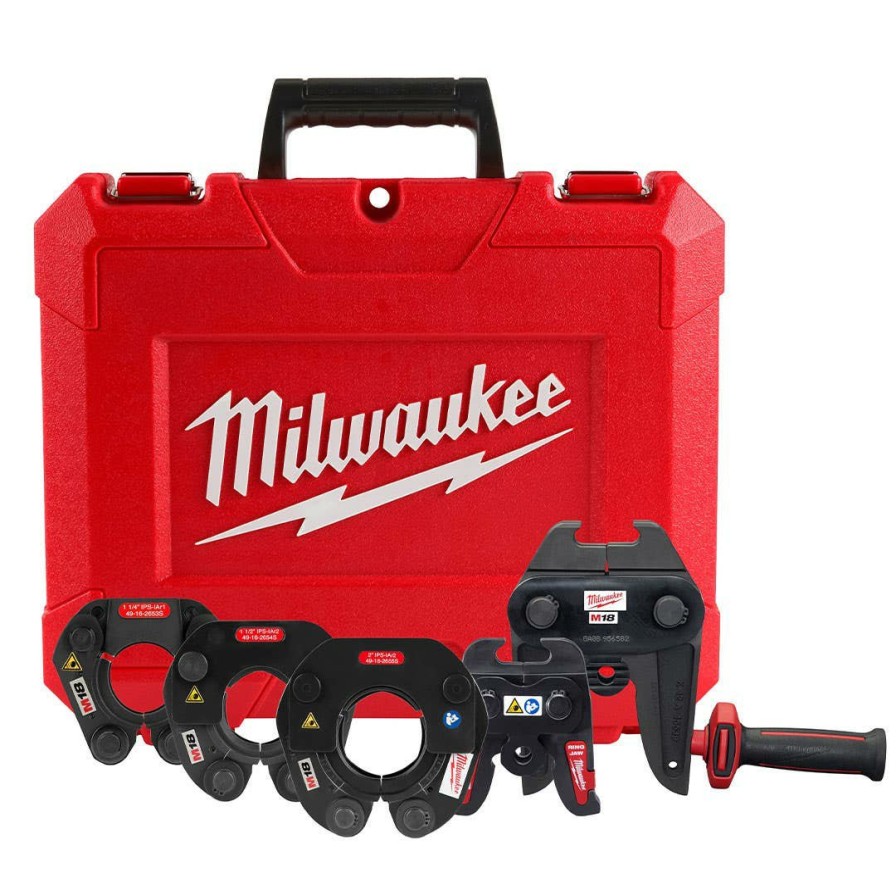 Power Tools Milwaukee Tools | Milwaukee 1-1/4" - 2" Ips-Ia Press Ring Kit For M18 Force Logic Press Tools 49-16-2691S