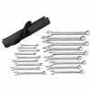 Hand Tools Gearwrench Tools | Gearwrench 18 Pc. Long Pattern Combination Metric Non-Ratcheting Wrench Set 81920