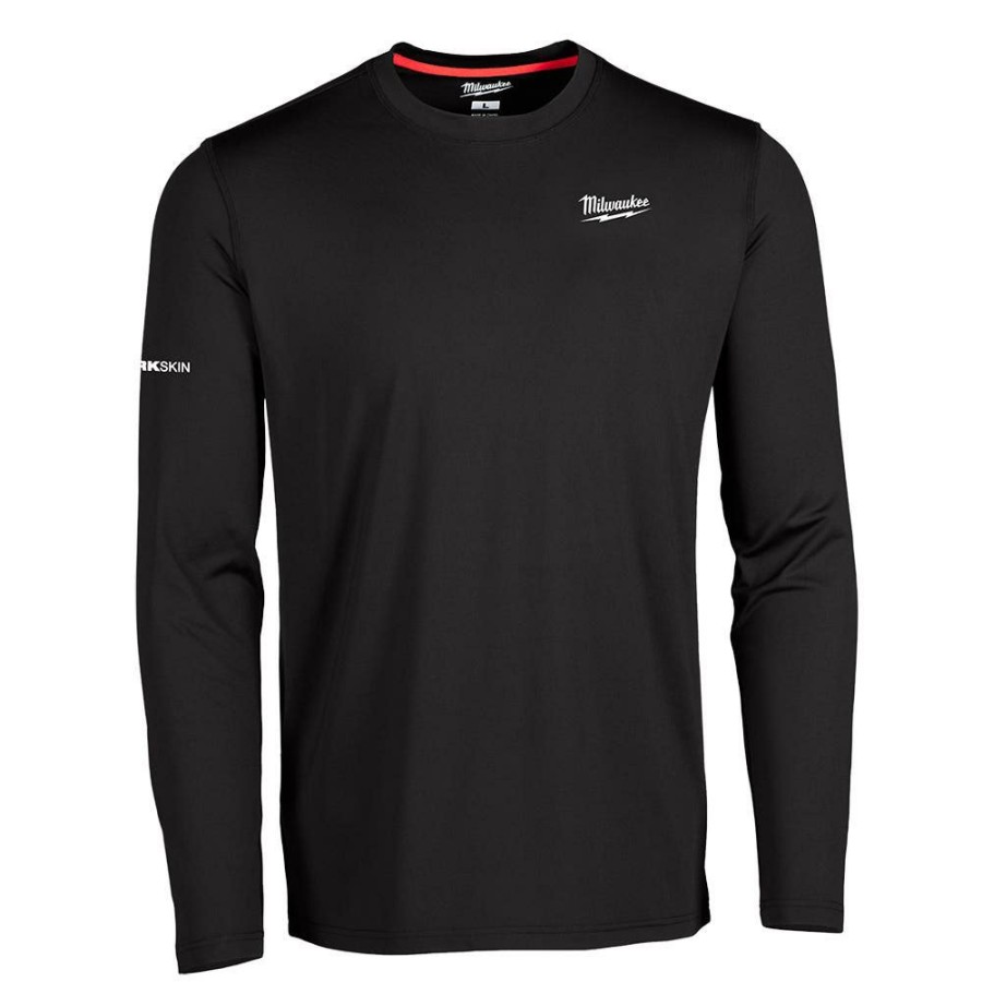 Safety & Work Wear Milwaukee Tools | Milwaukee Workskin Crew Neck Baselayer - Black Xl 403