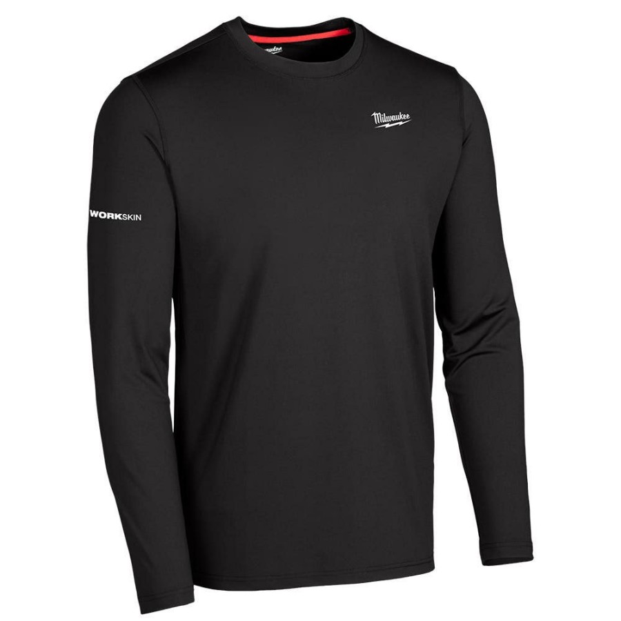 Safety & Work Wear Milwaukee Tools | Milwaukee Workskin Crew Neck Baselayer - Black Xl 403