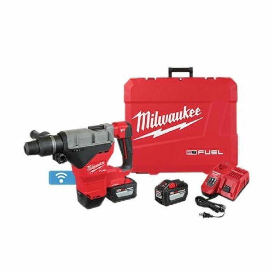 Power Tools Milwaukee Tools | Milwaukee M18 Fuel 1-3/4" Sds Max Rotary Hammer (12.0Ah) Kit 2718-22Hd