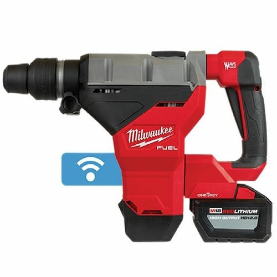 Power Tools Milwaukee Tools | Milwaukee M18 Fuel 1-3/4" Sds Max Rotary Hammer (12.0Ah) Kit 2718-22Hd