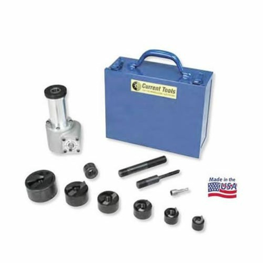 Power Tools Current Tools | Current 1/2" To 2" Drill/Driver Mechanical Knockout Punch Tool Kit 162Pm