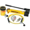 Power Tools Enerpac | Enerpac 30 Ton, 2.5 In Stroke, Hollow Hydraulic Cylinder And Hand Pump Set Sch302H