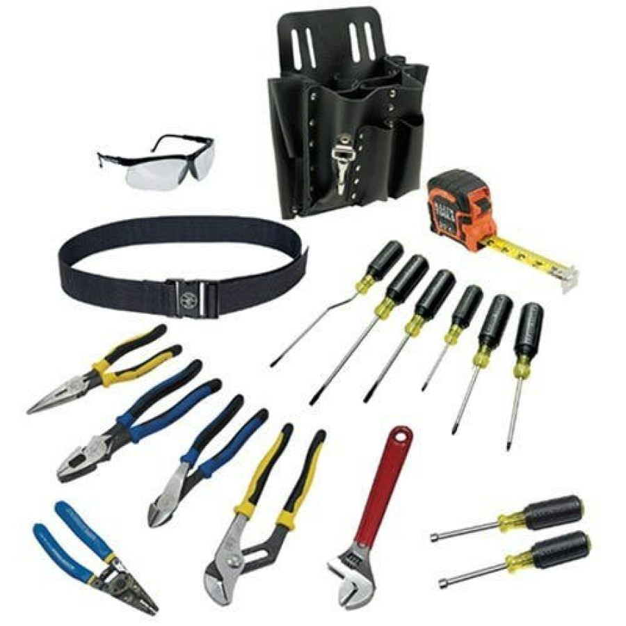 Hand Tools Klein Tools | Klein 18 Piece Journeyman Tool Kit 80118