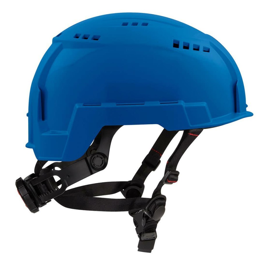 Safety & Work Wear Milwaukee Tools | Milwaukee Blue Vented Type 2 Class C Safety Helmet W/ Bolt 48-73-1304