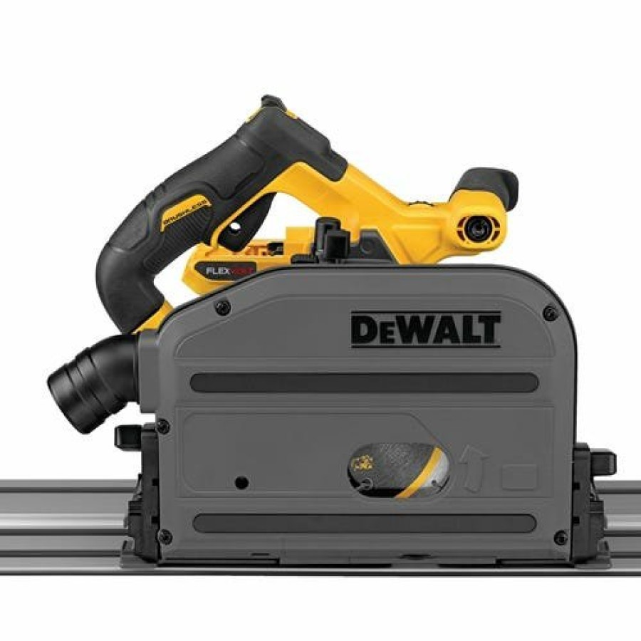 Power Tools DeWalt | Dewalt Flexvolt 60V Max 6-1/2" Brushless Plunge Track Saw (Tool Only) Dcs520B