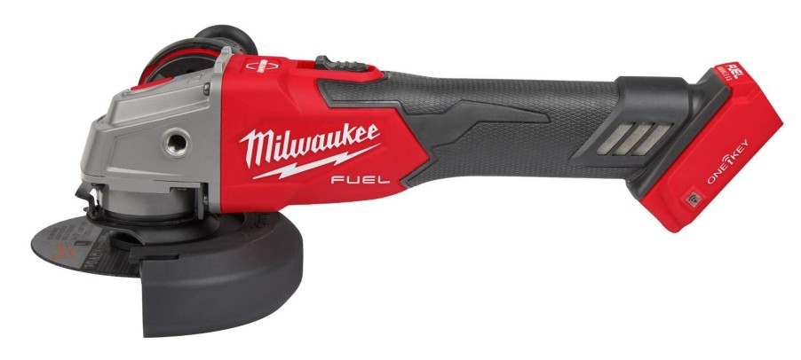 Power Tools Milwaukee Tools | Milwaukee M18 Fuel 4-1/2" / 5" Braking Grinder W/ One-Key Slide Switch, Lock-On 2883-20