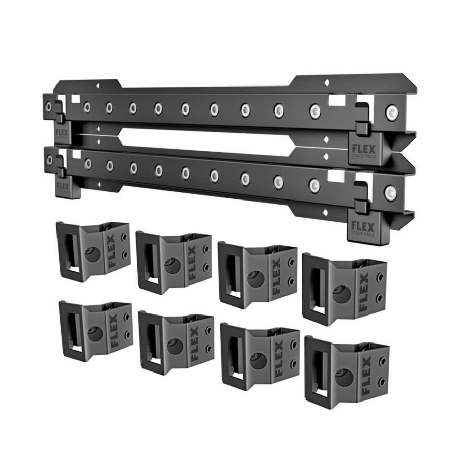 Hardware & Jobsite Supplies FLEX | Flex Stack Pack Box Mount Kit, 10-Piece Fsm1501-10