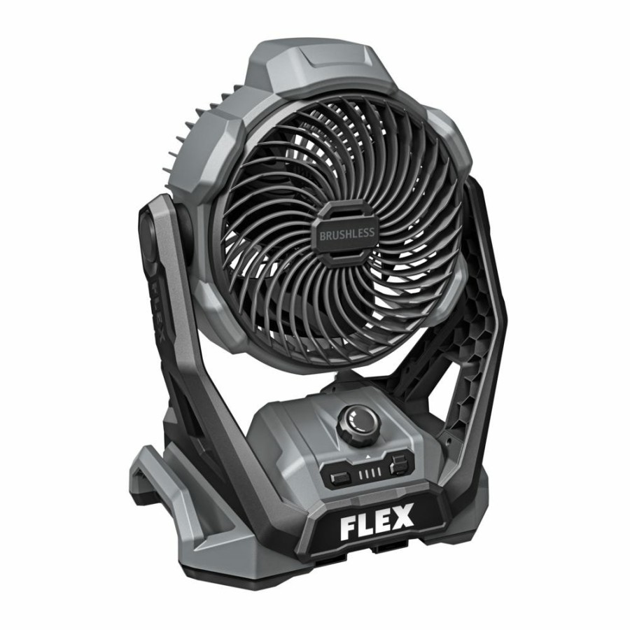 Power Tools FLEX | Flex 24V Jobsite Fan 1100 Cfm Duel Power Ac Or Dc (Tool Only) Fx5471-Z