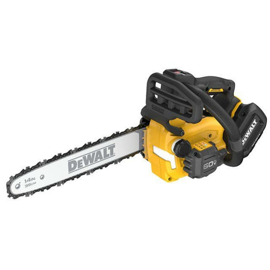 Power Tools DeWalt | Dewalt 60V Max 14" Top Handle Chainsaw (Tool Only) Dccs674B