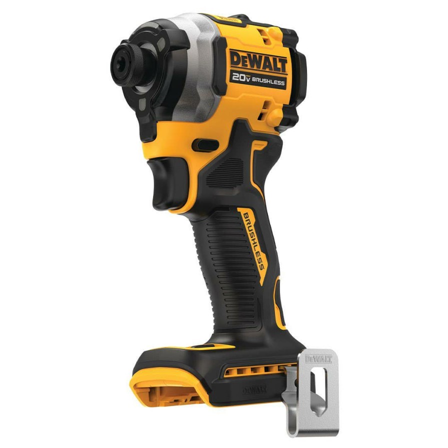 Power Tools DeWalt | Dewalt Atomic 20V Max 1/4" Brushless Cordless 3-Speed Impact Driver Kit Dcf850P1