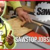 Power Tools SawStop Table Saws | Sawstop 1.5Hp Jobsite Saw Pro With Fence; Cart & Dust Guard Jss-120A60