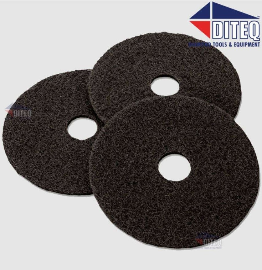 Accessories Diteq | Diteq 17" X 1" Black Floor Polishing Pads A70003B