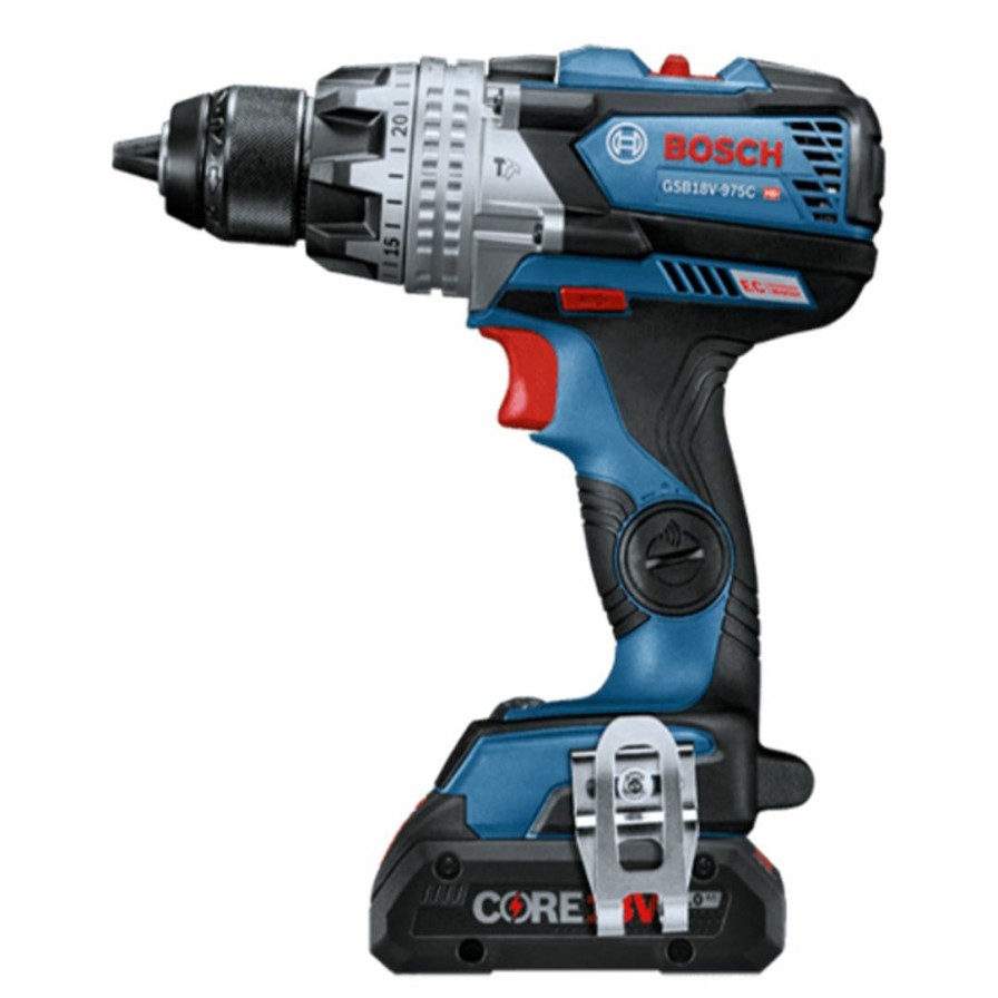 Power Tools Bosch Power Tools | Bosch 18V 2-Tool Combo Kit With Impact Driver/Wrench, Hammer Drill/Driver And Batteries Gxl18V-227B25