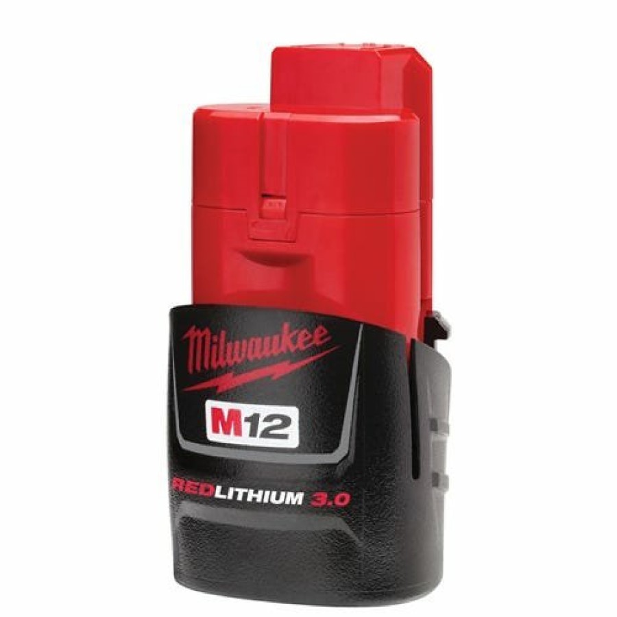 Power Tools Milwaukee Tools | Milwaukee M12 Redlithium 3.0Ah Compact Battery 48-11-2430