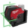 Power Tools Milwaukee Tools | Milwaukee M12 Green Cross Line & Plumb Points Laser (Bare Tool) 3622-20