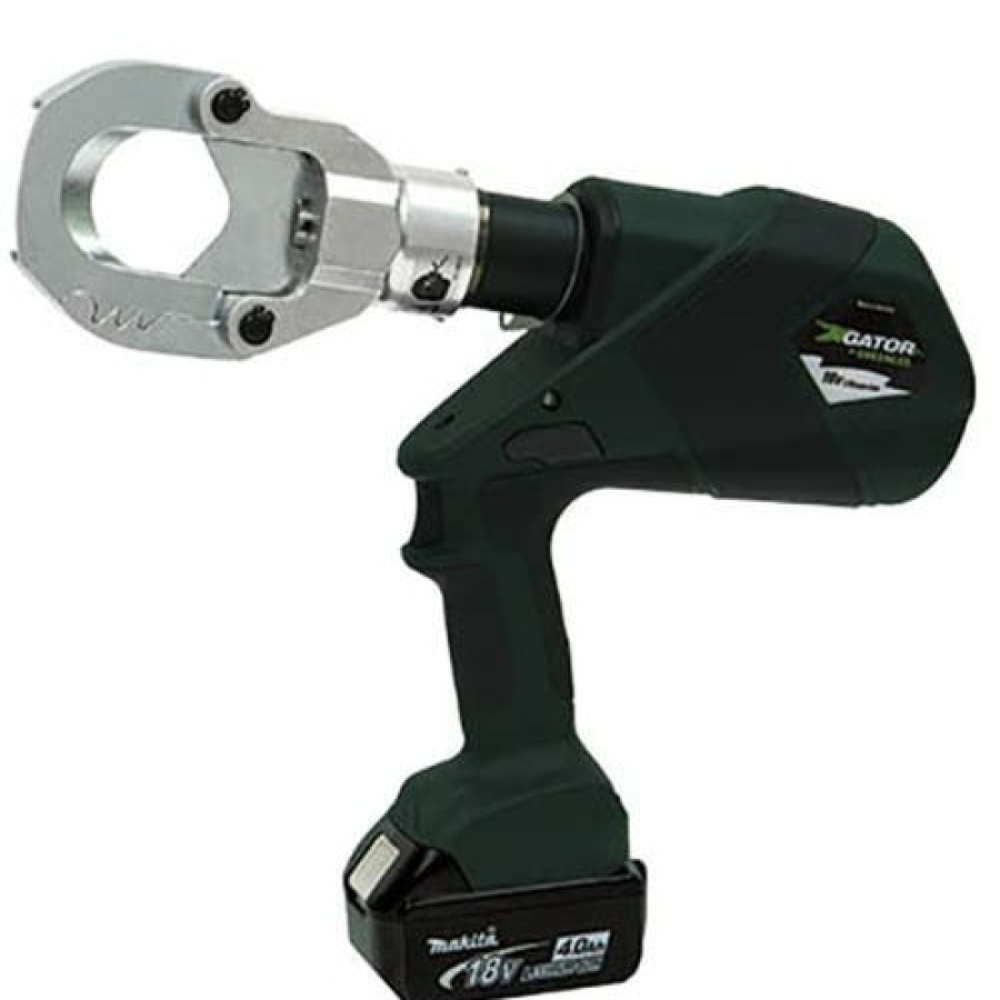 Power Tools Greenlee | Greenlee 18V Gator Cable Cutter 50Mm Copper & Aluminum Kit Esg50Lx11