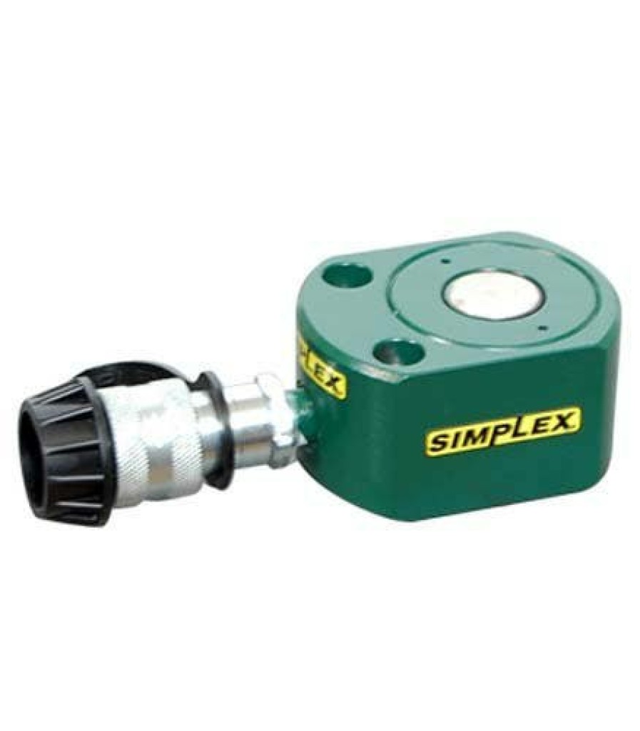 Power Tools Simplex | Simplex 20 Ton Single Acting Flat Jack Spr. Ret. .44" Stroke Cylinder Rfs20