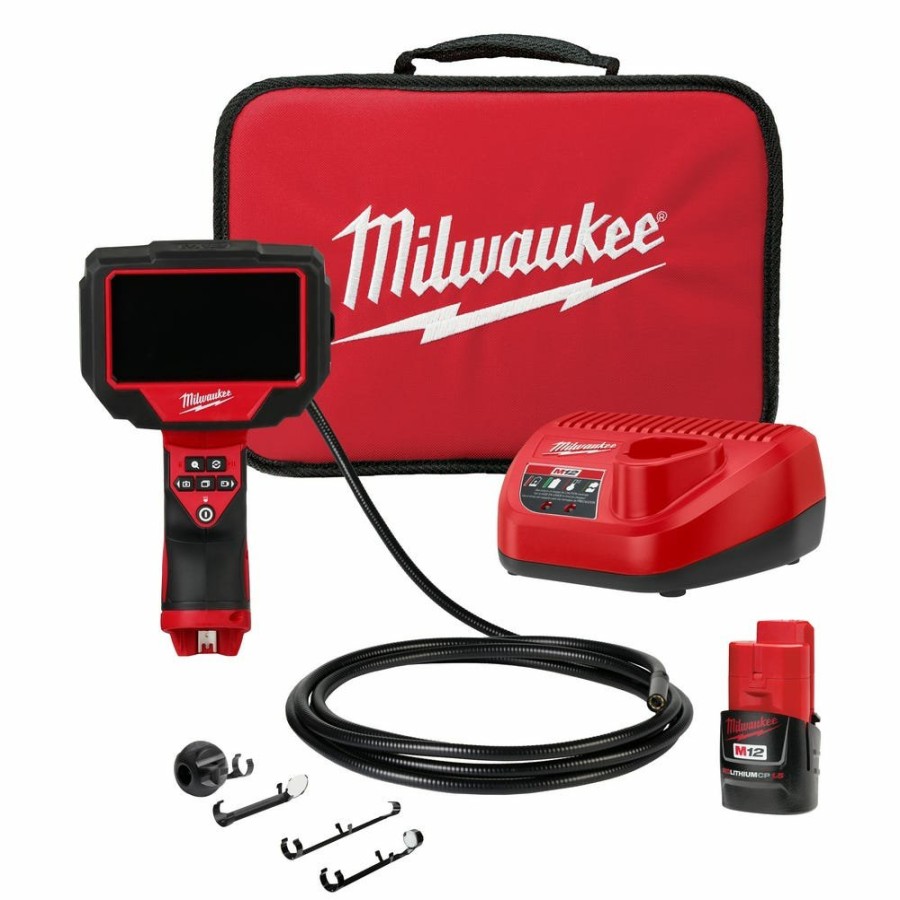 Power Tools Milwaukee Tools | Milwaukee M12 M-Spector 360 10' Inspection Camera 2324-21