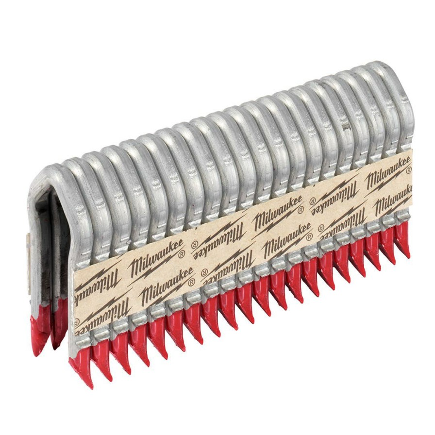 Hardware & Jobsite Supplies Milwaukee Tools | Milwaukee 1.5" 9 Gauge Galvanized Staples (Box Of 960) Mpu112-960