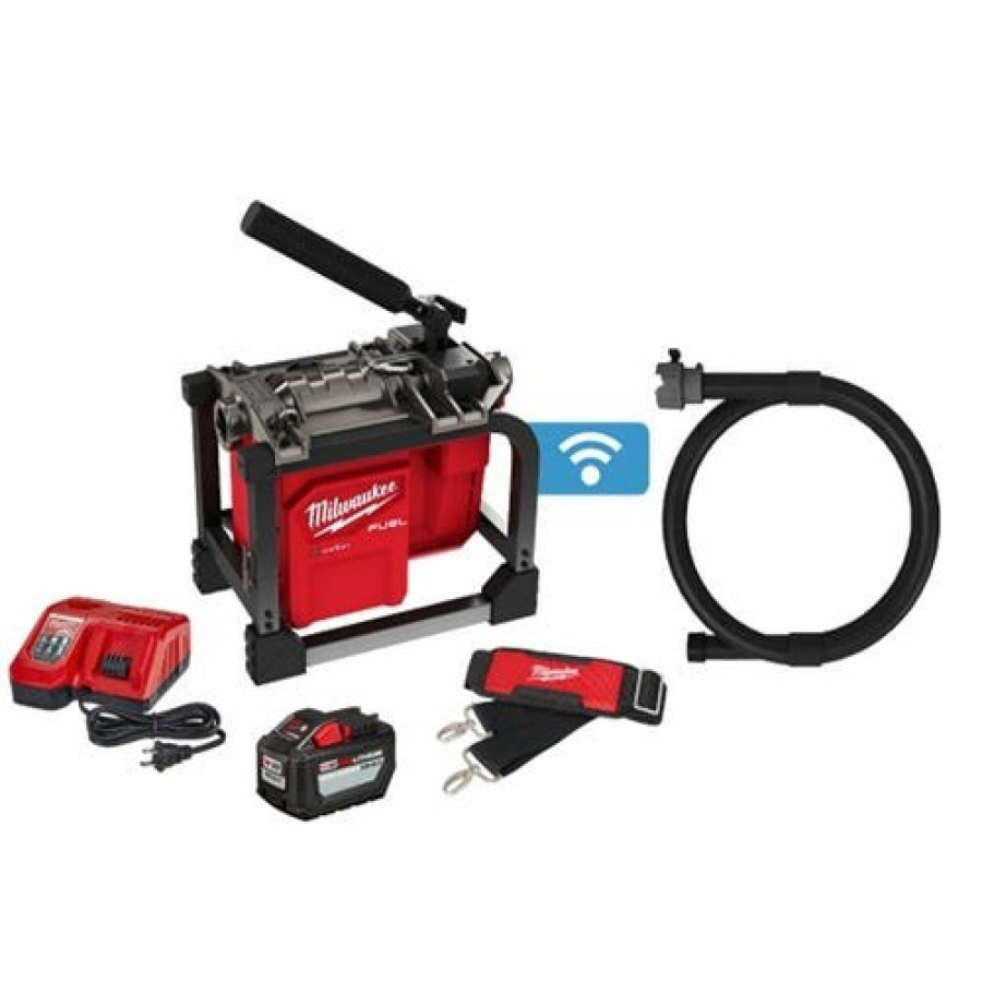 Power Tools Milwaukee Tools | Milwaukee M18 Fuel Sectional Machine For 5/8" & 7/8" Cable 2818-21