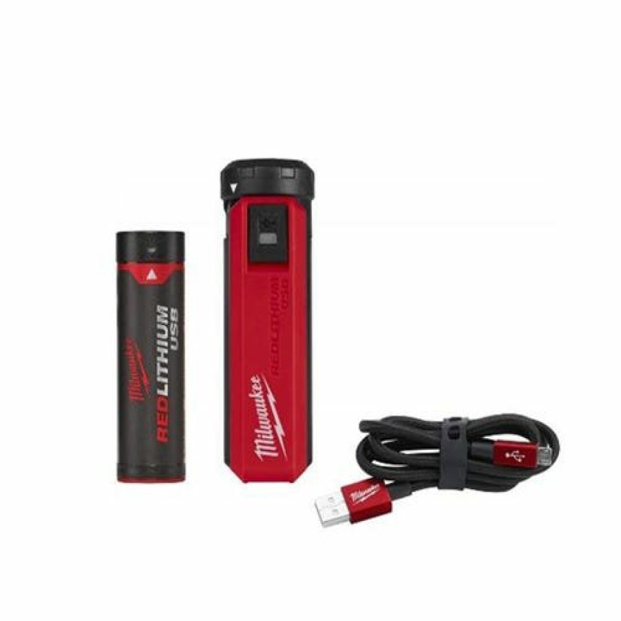 Power Tools Milwaukee Tools | Milwaukee Redlithium Usb Charger & Portable Power Source Kit 48-59-2013