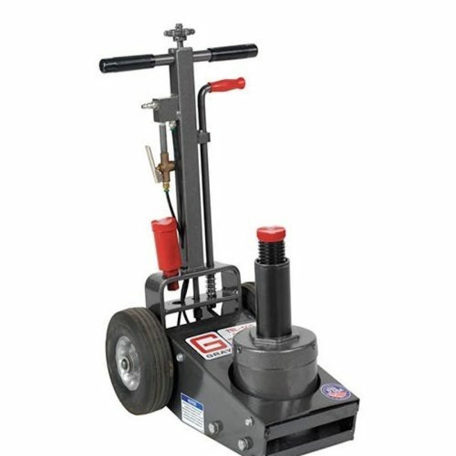 Hardware & Jobsite Supplies Gray Jacks | Gray 25 Ton Floor Service Jack Short Tsl-50S