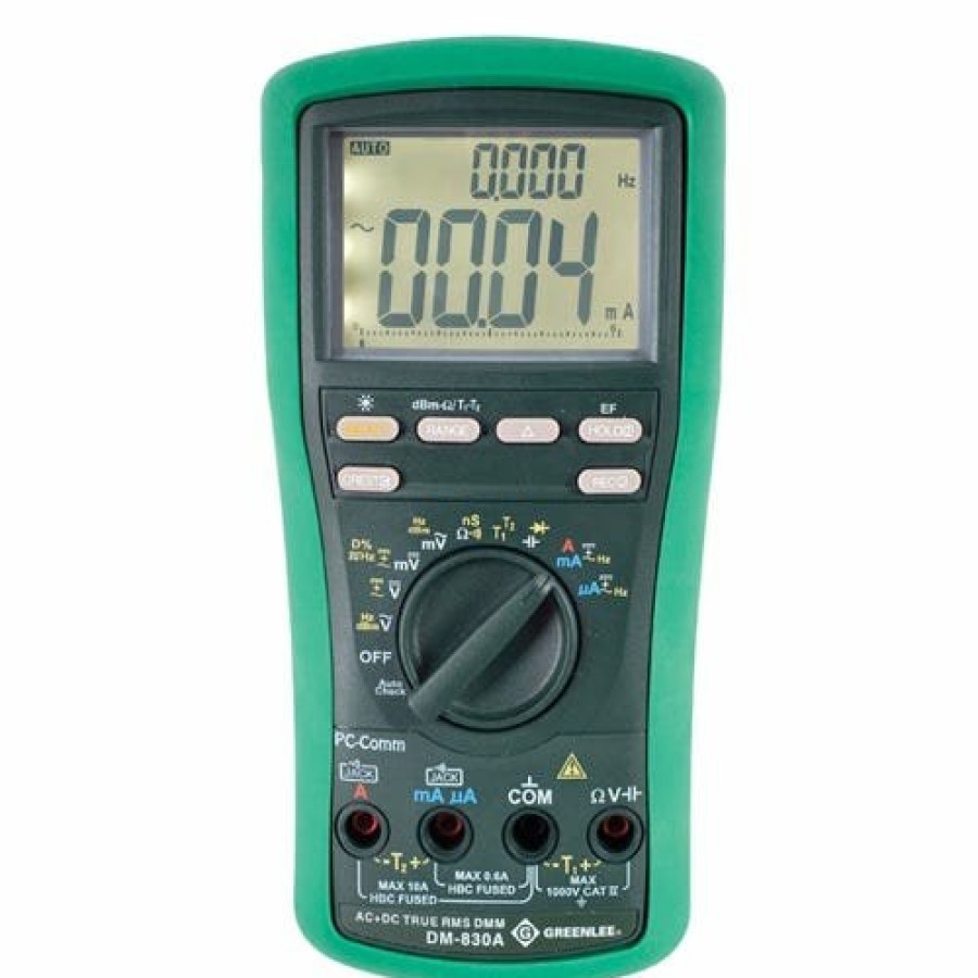 Power Tools Greenlee | Greenlee Esm Series Digital Multimeter Dm-830A