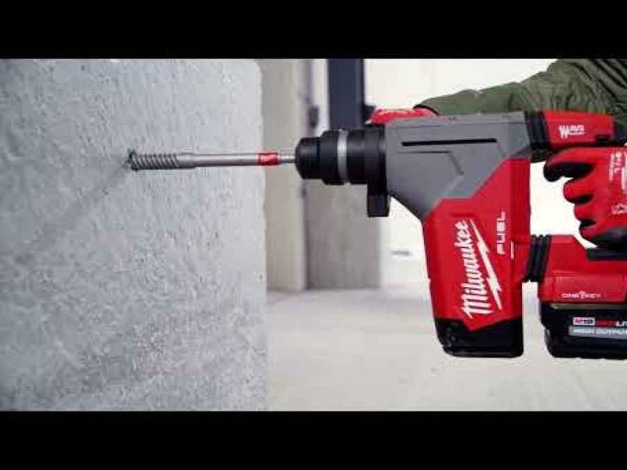 Accessories Milwaukee Tools | Milwaukee Sds Plus 1-3/8" X 12" Rebar Cutter 48-20-6733