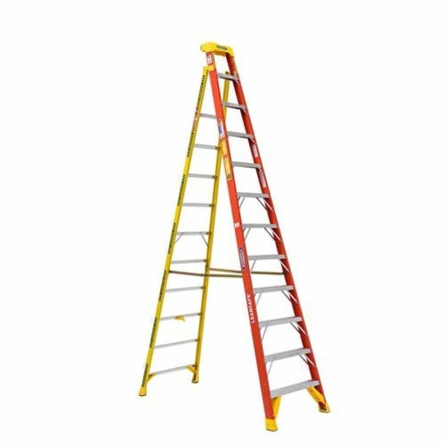 Hardware & Jobsite Supplies Werner | Werner 12' Leansafe Type Ia Fiberglass Leaning Ladder L6212