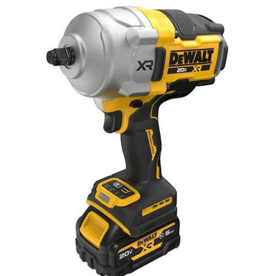 Power Tools DeWalt | Dewalt 20V Max* Xr Brushless Cordless 1/2 In. High Torque Impact Wrench With Hog Ring Anvil Kit Dcf961Gp1