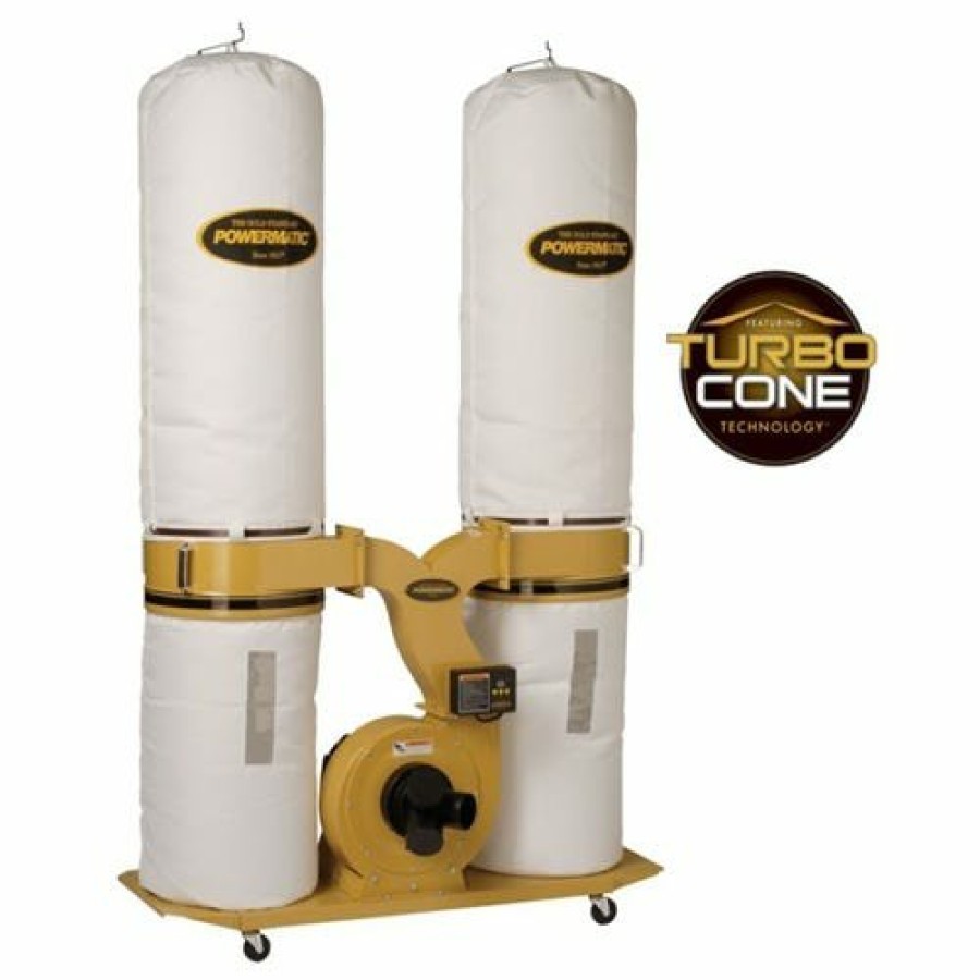 Power Tools Powermatic | Powermatic Pm1900 3Hp Dust Collector W/ Bag Filter Kit 1792071K