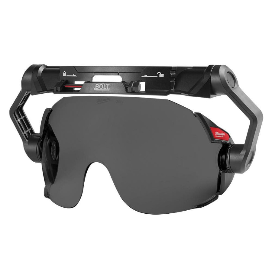 Safety & Work Wear Milwaukee Tools | Milwaukee Bolt Eye Visor - Tinted Dual Coat Lens 48-73-1415