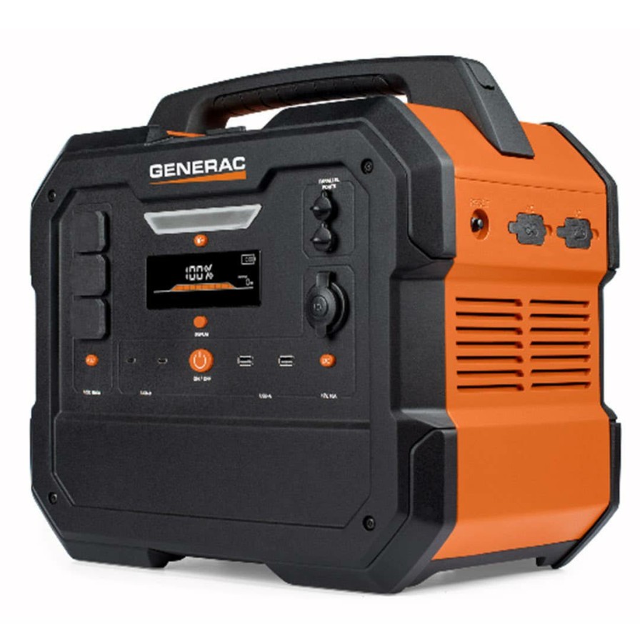 Power Tools Generac | Generac Gb2000 Portable Power Station 1600W/3200W Surge 2106Wh Capacity Gen8026