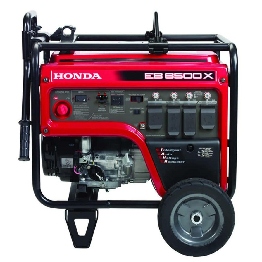 Power Tools Honda Power Equipment | Honda 6500 Watt 120/240V Industrial Generator W/ Co-Minder Detection System Eb6500X1An