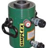 Power Tools Simplex | Simplex 100 Ton Center Hole Double Acting 6" Stroke Cylinder Rcd1006A