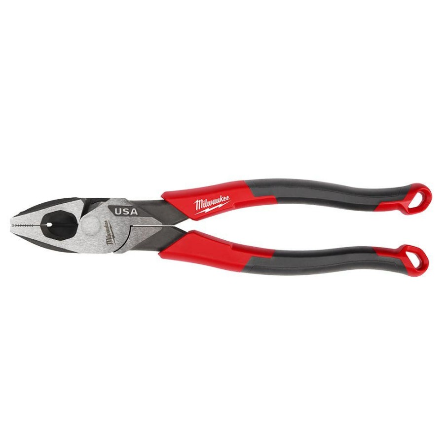 Hand Tools Milwaukee Tools | Milwaukee 9" Lineman'S Comfort Grip Pliers (Usa) Mt550