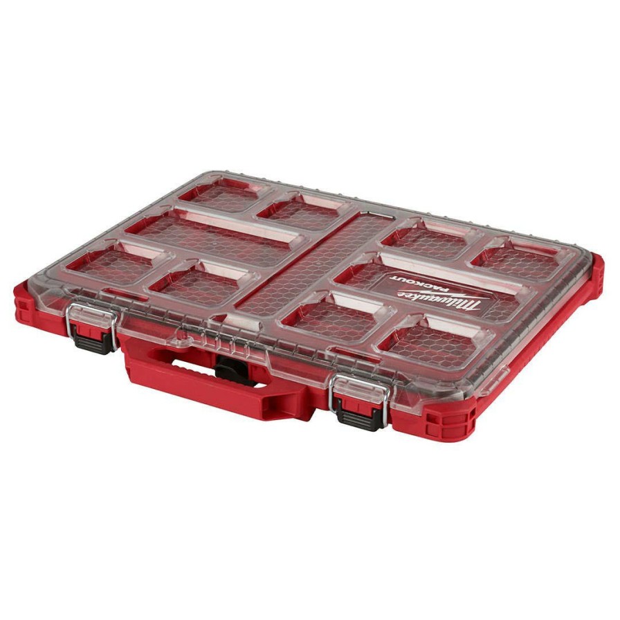 Hardware & Jobsite Supplies Milwaukee Tools | Milwaukee Low Profile Packout Organizer 48-22-8431