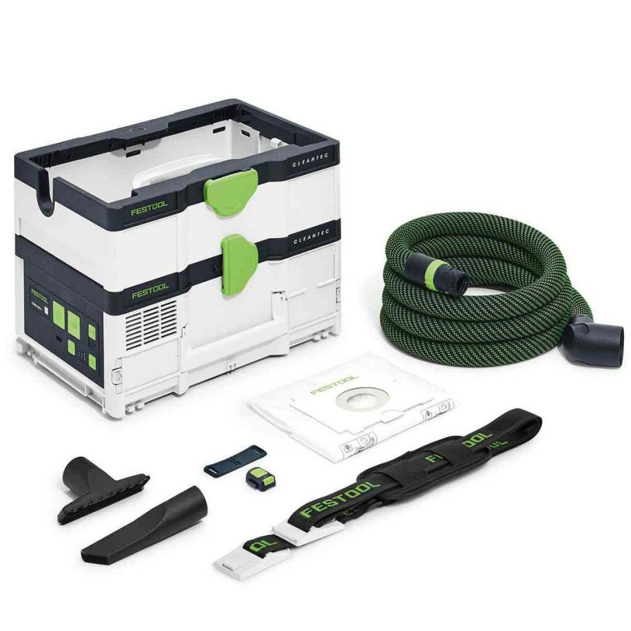 Power Tools Festool | Festool Cordless Mobile Dust Extractor Ctc Sys I Hepa 576941