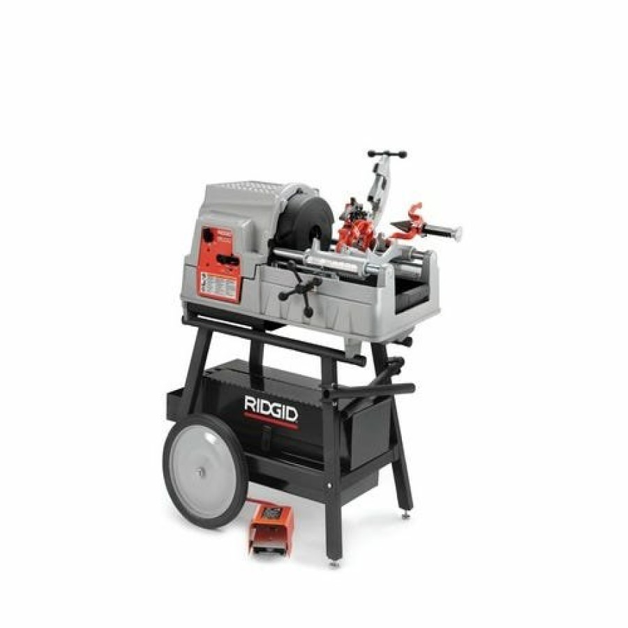 Power Tools RIDGID Tools | Ridgid 535A Automatic Chuck Threading Machine - No Dies 91142