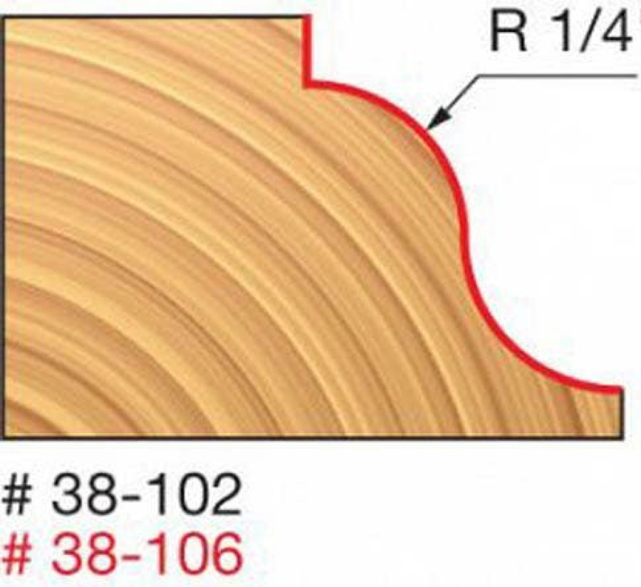 Accessories Freud Diablo Blades | Freud 1-3/8" Roman Ogee Router Bit (Quadra Cut) 38-102